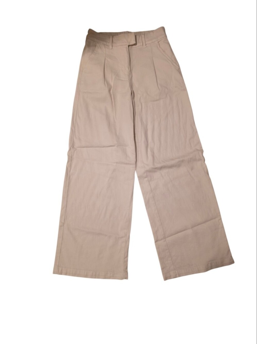 American Eagle Outfitters Wide-Leg Chinos - Light Beige